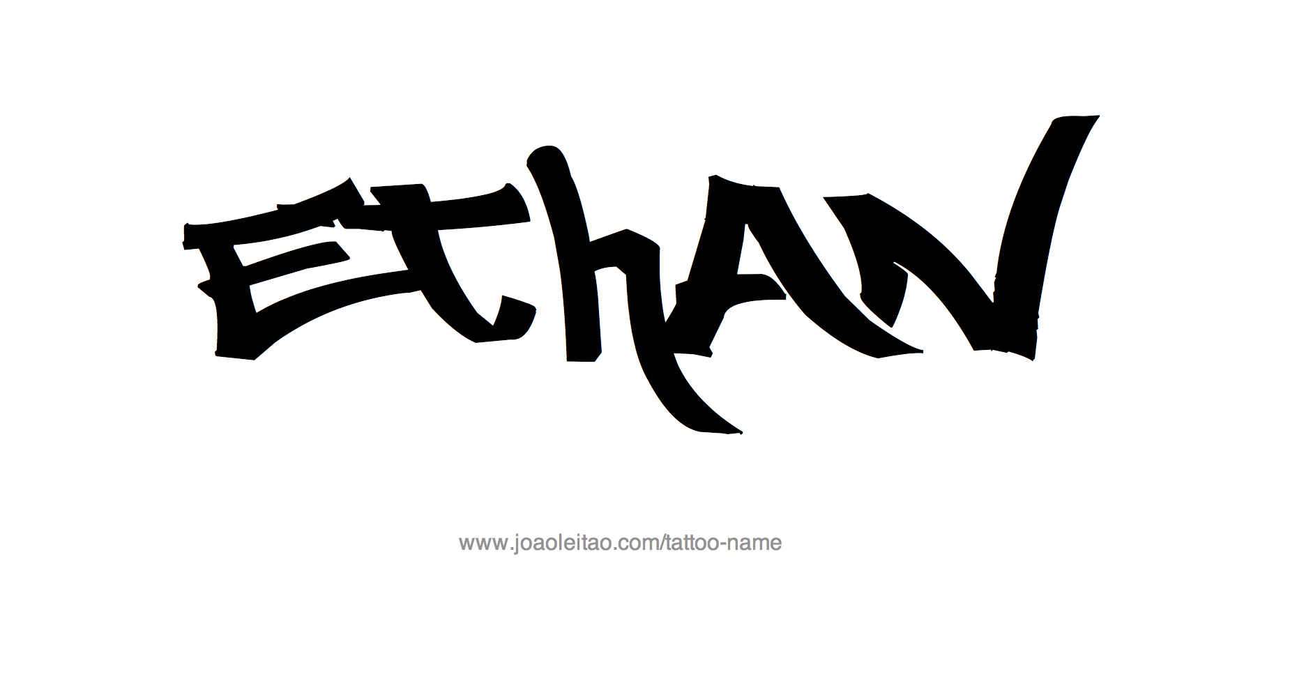 Ethan Name Tattoo Designs